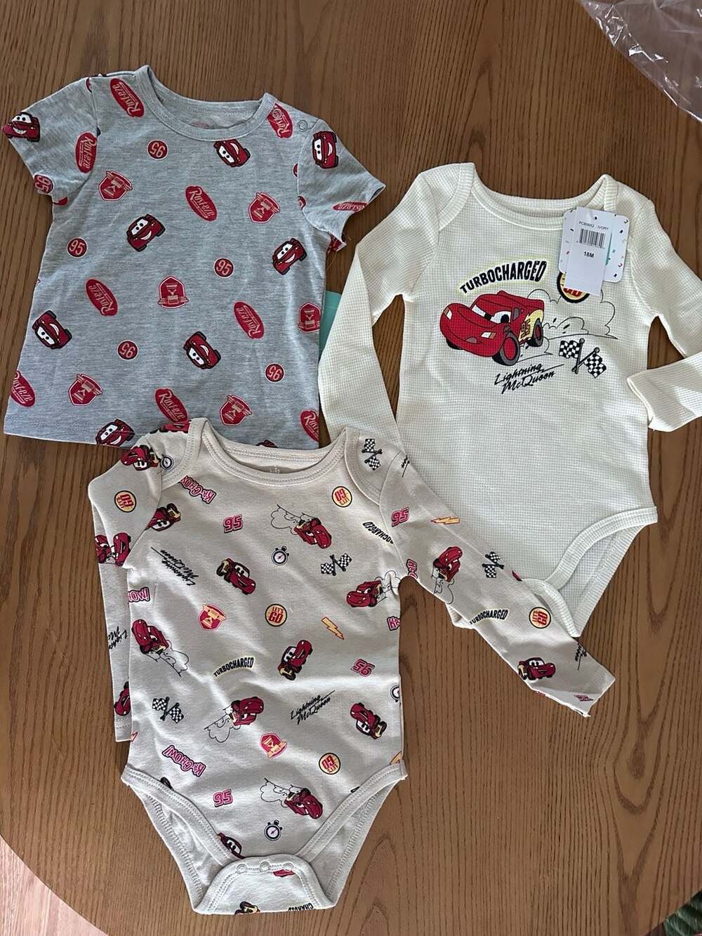 Disney Baby Cars Lightning McQueen Size 18M Infant Clothing Set